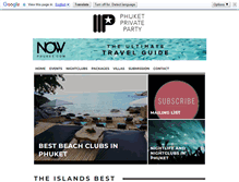Tablet Screenshot of phuketprivateparty.com